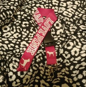 PINK lanyard